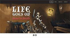 Desktop Screenshot of lifegoesongame.com
